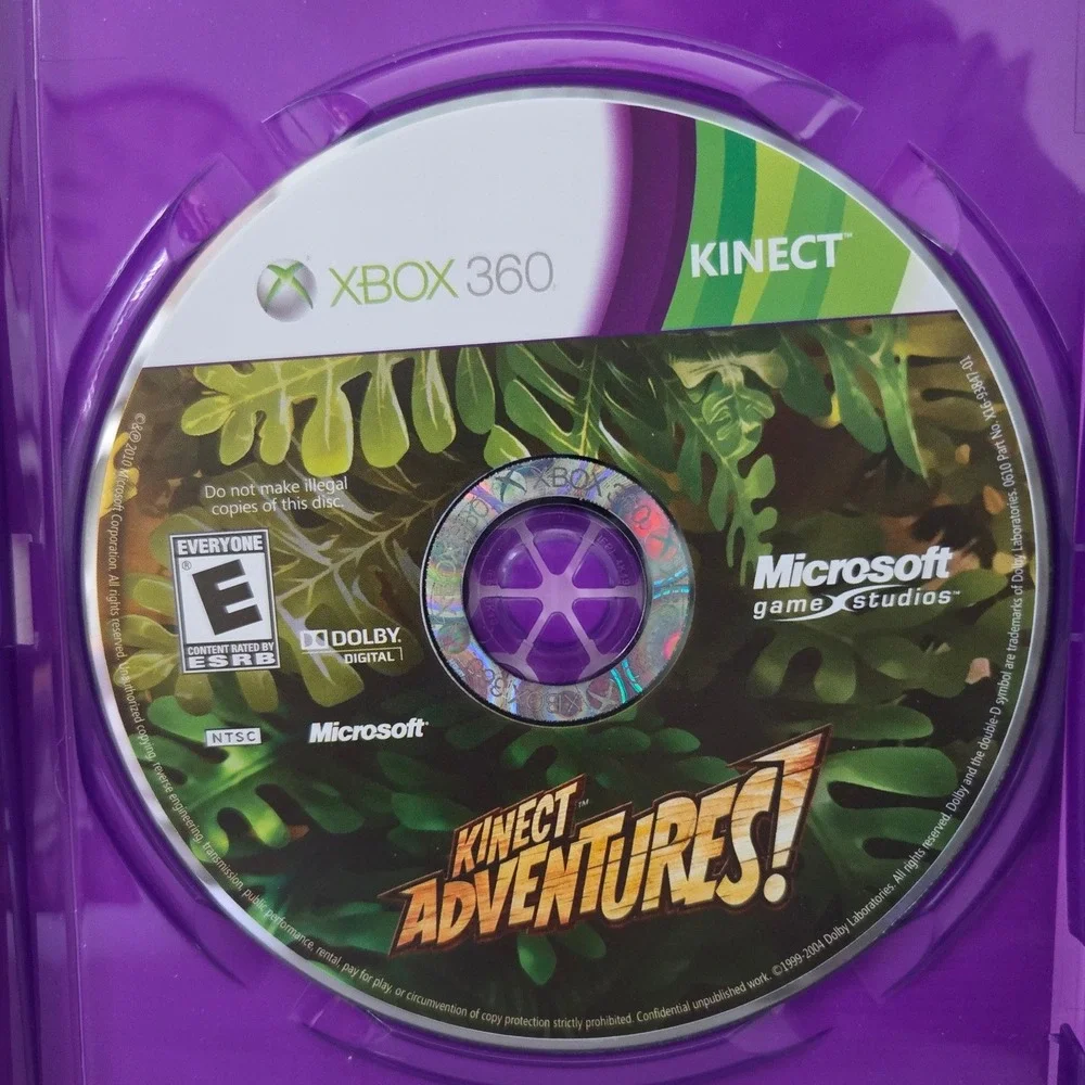 Disneyland Adventures & Kinect Adventures Bundle Xbox 360 - Complete CIB 2 Games
